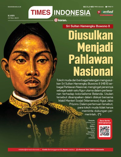 	Edisi Kamis, 22 Mei 2025: E-Koran, Bacaan Positif Masyarakat 5.0