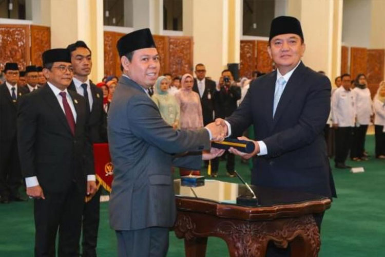 Irjen Pol. Mohammad Iqbal dilantik sebagai Sekretaris Jenderal (Sekjen) DPD RI. (FOTO: ist)