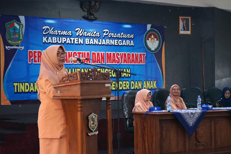 Dharma Wanita Banjarnegara Edukasi Pencegahan Tindak Kekerasan Berbasis Gender dan Anak