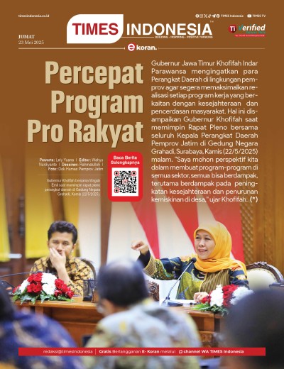 Edisi Jumat, 23 Mei 2025: E-Koran, Bacaan Positif Masyarakat 5.0