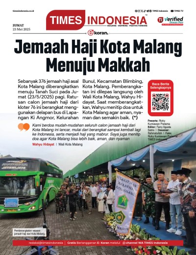 Edisi Jumat, 23 Mei 2025: E-Koran, Bacaan Positif Masyarakat 5.0