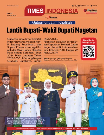Edisi Jumat, 23 Mei 2025: E-Koran, Bacaan Positif Masyarakat 5.0