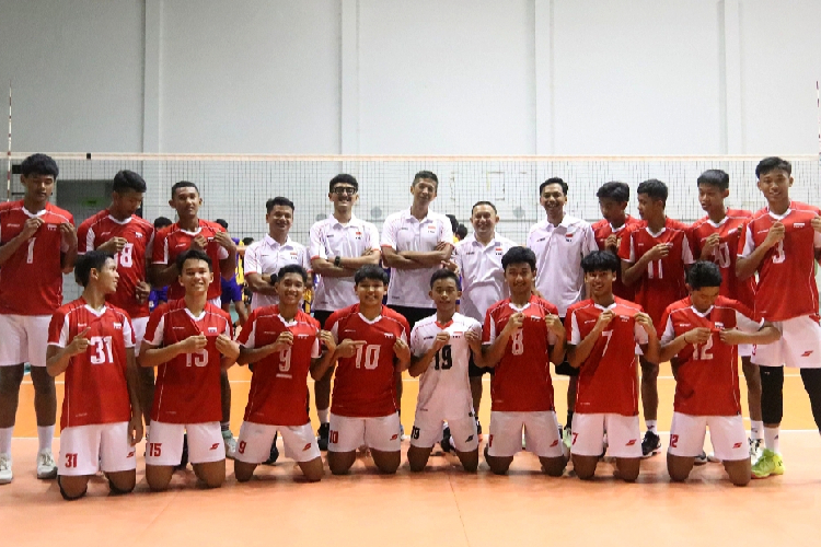 Timnas voli Indonesia U-16 yang akan mengikuti kejuaraan Asia. (Foto:PBVSI)