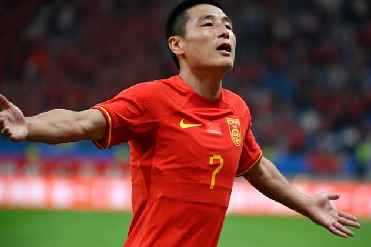 Wu Lei, penyerang Timnas China yang sudah mengemas 36 gol dan 99 penampilan internasional.