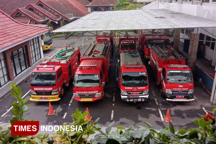 Damkar KEK Singhasari, Kabupaten Malang. (FOTO: Yurike Elfa dan Lukas / AJP TIMES Indonesia)