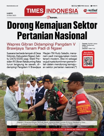 Edisi Sabtu, 24 Mei 2025: E-Koran, Bacaan Positif Masyarakat 5.0