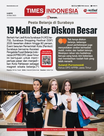 Edisi Sabtu, 24 Mei 2025: E-Koran, Bacaan Positif Masyarakat 5.0
