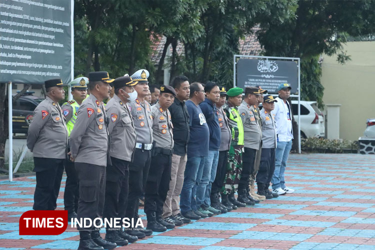 Ratusan Personel Gabungan Dikerahkan Amankan Konvoi Persib Juara di Majalengka