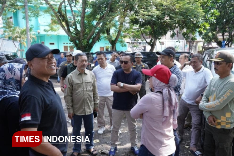 Tinjau Pembongkaran Pasar Wisata, Bupati Pangandaran Minta Segera Diselesaikan