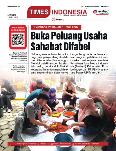 Edisi Minggu, 25 Mei 2025: E-Koran, Bacaan Positif Masyarakat 5.0