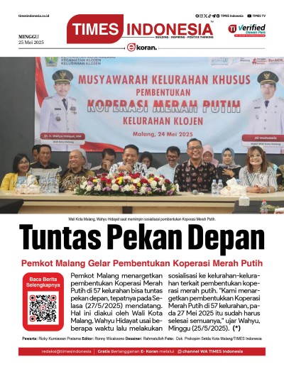Edisi Minggu, 25 Mei 2025: E-Koran, Bacaan Positif Masyarakat 5.0