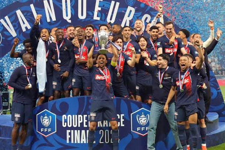 PSG menatap final Liga Champions melawan Inter Milan dengan kepercayaan diri tinggi usai meraih treble di liga domestik. (Foto: PSG)