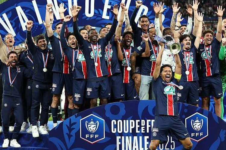 PSG Raih Treble Domestik Usai Bungkam Reims di Final Coupe de France