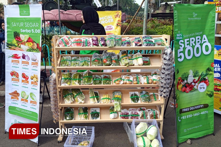 ''Nyayur Mayur'' Ramaikan CFD Jalan Ijen, Sayur Kualitas Harga Merakyat