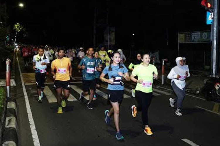 Aruna Senggigi Night Run tahun sebelumnya. (Foto: Aruna Senggigi untuk TIMES Indonesia)
