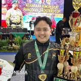 Bripda Sholeh dari Polres Lamongan Sabet Emas Pencak Silat Pangdivif 2 Cup