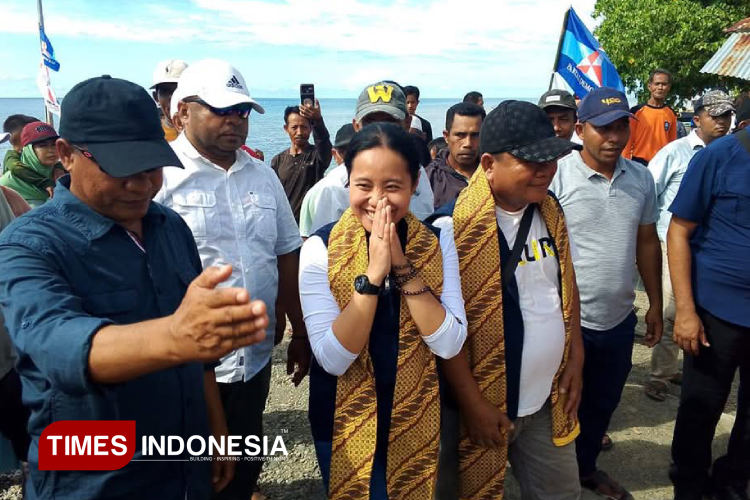 Bupati dan Wakil Bupati Kabupaten Pulau Taliabu sahsabila Mus-La Ode Yasir Periode 2025-2030. (Foto: Husen Hamid/ TIMES Indonesia)