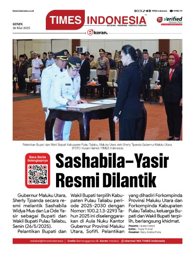 Edisi Senin, 26 Mei 2025: E-Koran, Bacaan Positif Masyarakat 5.0