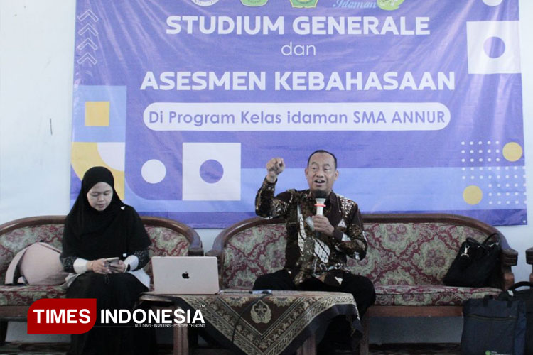 Kegiatan Studium Generale & Asesmen Kebahasaan. (FOTO: AJP TIMES Indonesia)
