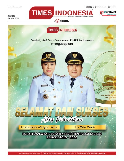 Edisi Senin, 26 Mei 2025: E-Koran Khusus Iklan Pemerintah Kabupaten Taliabu