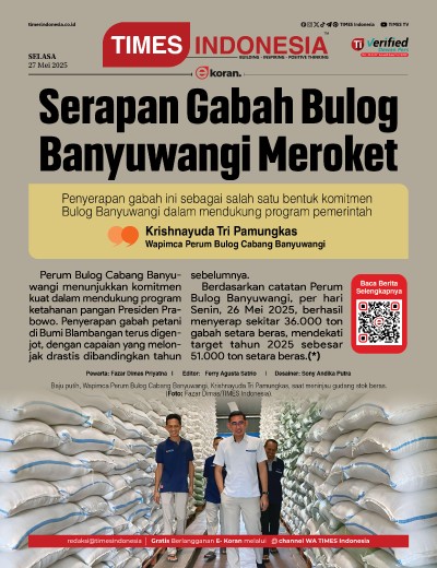 Edisi Selasa, 27 Mei 2025: E-Koran, Bacaan Positif Masyarakat 5.0