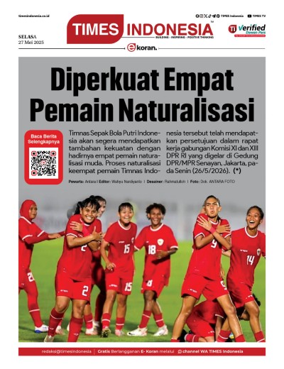 Edisi Selasa, 27 Mei 2025: E-Koran, Bacaan Positif Masyarakat 5.0