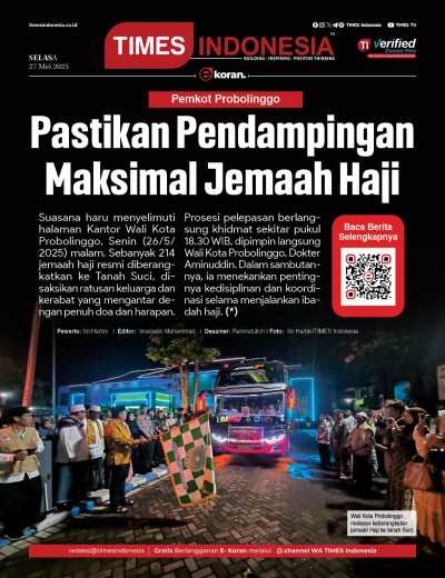 Edisi Selasa, 27 Mei 2025: E-Koran, Bacaan Positif Masyarakat 5.0