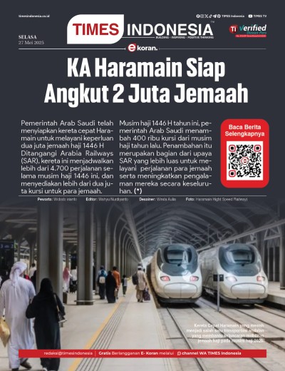 Edisi Selasa, 27 Mei 2025: E-Koran, Bacaan Positif Masyarakat 5.0