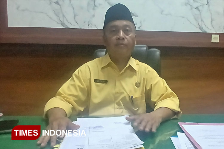 H Kaswad, Kepala Disdikbud Kota Banjar ungkap akan memberlakukan jam malam bagi pelajar. (Foto: Susi/Times Indonesia)