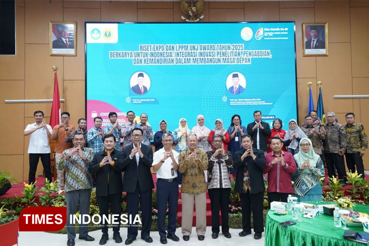 Rektor UNJ Dorong Riset Inovatif dan Berdampak dalam Riset Expo dan LPPM Award 2025. (FOTO: dok. UNJ)