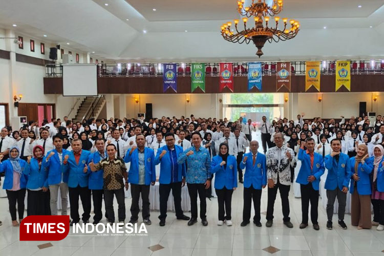 Ratusan mahasiswa baru Sekolah Pascasarjana UNIPMA Semester Genap T.A 2024/2025 mengikuti PKKMB. (Foto: Humas UNIPMA for TIMES Indonesia)