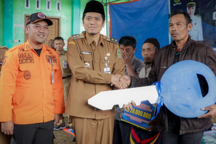 15 Huntap Korban Tanah Bergerak Kali Ireng Banjarnegara Selesai Dibangun