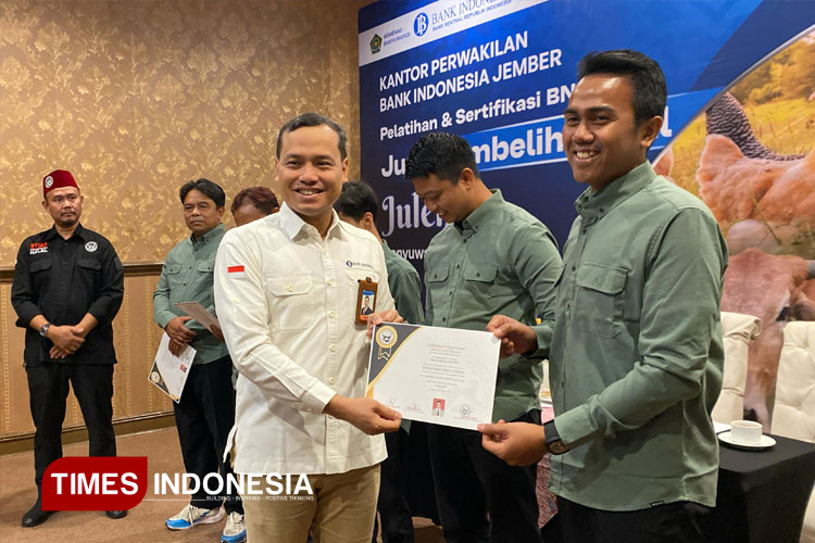 Jelang Idul Adha, BI Jember Latih dan Sertifikasi Jagal Hewan Banyuwangi