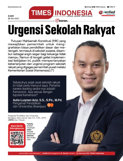 Edisi Rabu, 28 Mei 2025: E-Koran, Bacaan Positif Masyarakat 5.0