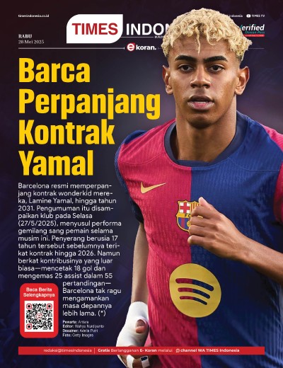 Edisi Rabu, 28 Mei 2025: E-Koran, Bacaan Positif Masyarakat 5.0