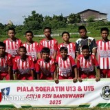 Ini Hasil Pertandingan Terakhir Putaran 12 Besar Piala Soeratin Askab PSSI Banyuwangi