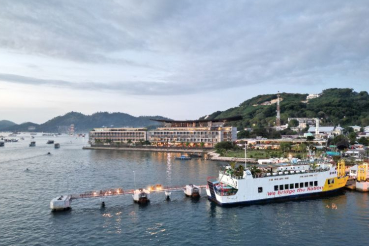 KMP Cakalang saat berlabuh di dermaga ASDP di Labuan Bajo. (Foto; Antara/HO-Humas ASDP)