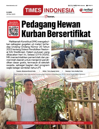 Edisi Kamis, 29 Mei 2025: E-Koran, Bacaan Positif Masyarakat 5.0