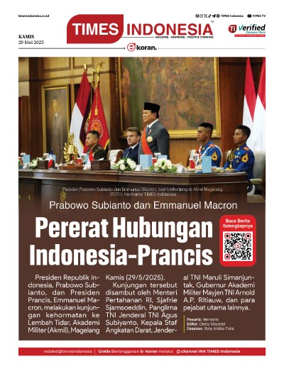 Edisi Kamis, 29 Mei 2025: E-Koran, Bacaan Positif Masyarakat 5.0