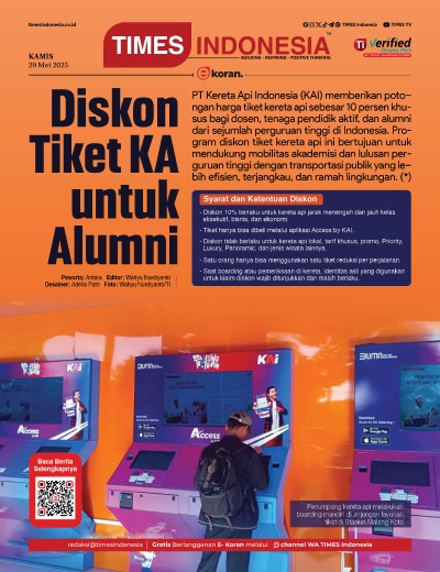 Edisi Kamis, 29 Mei 2025: E-Koran, Bacaan Positif Masyarakat 5.0