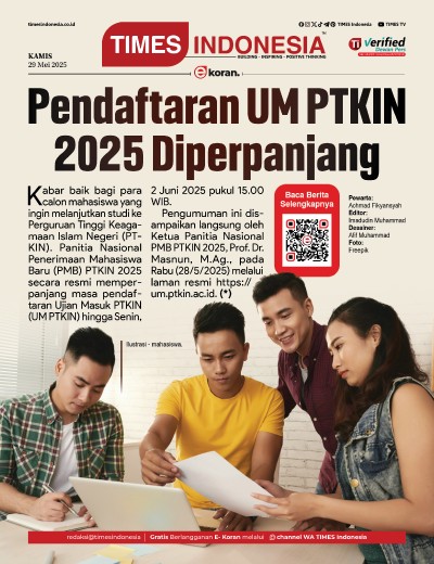 Edisi Kamis, 29 Mei 2025: E-Koran, Bacaan Positif Masyarakat 5.0