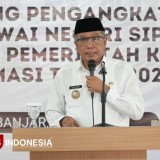 106 CPNS Terima SK Pengangkatan PNS, Ini Pesan Wali Kota Banjar