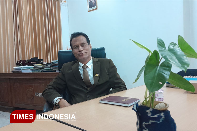 Sekretaris Daerah Sumba Timur Umbu Ngadu Ndamu. (FOTO: Habibudin/TIMES Indonesia)