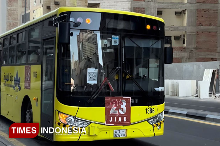 Gratis dan Nyaman, Bus Shalawat Jadi Andalan Jemaah Indonesia di Makkah