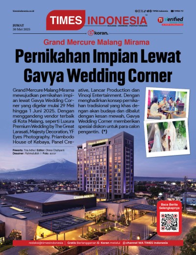 Edisi Jumat, 30 Mei 2025: E-Koran, Bacaan Positif Masyarakat 5.0