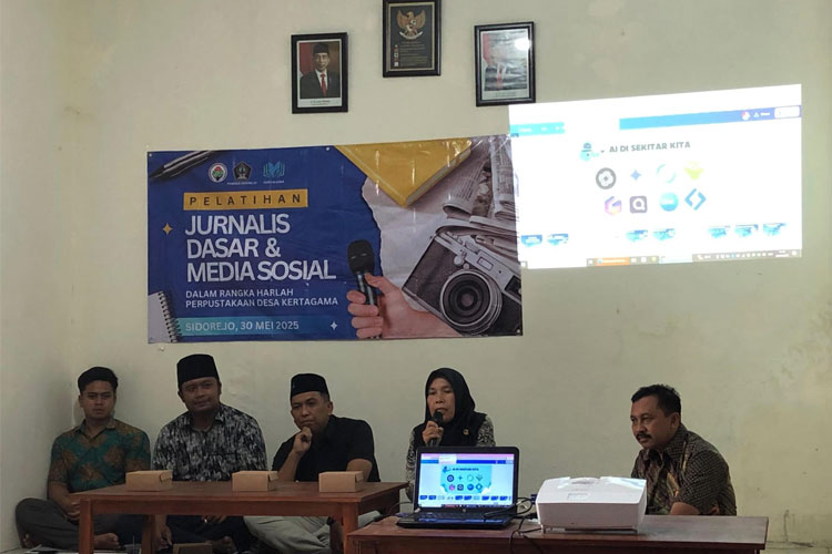 Perpustakaan Kertagama Blitar Gelar Pelatihan Jurnalistik dan Media Sosial untuk Pemuda Desa Sidorejo