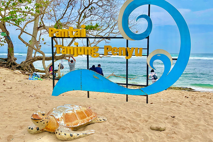 Wisata pantai tanjung penyu, Tambak, Sitiarjo, Kec. Sumbermanjing Wetan, Kab.Malang. (FOTO: Kontributor TIMES Indonesia / Salsabilla Djasmine)