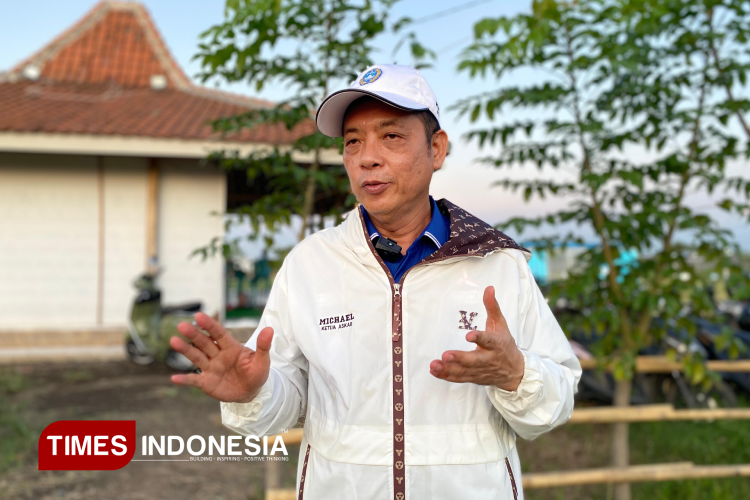 Ketua Askab PSSI Banyuwangi, Michael Edy Hariyanto, SH MH. (Foto : Fazar Dimas Priyatna/TIMES Indonesia)