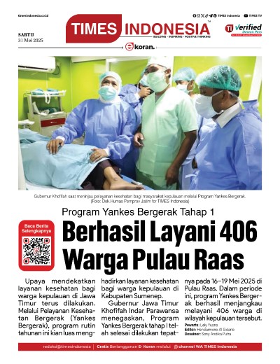 Edisi Sabtu, 31 Mei 2025: E-Koran, Bacaan Positif Masyarakat 5.0
