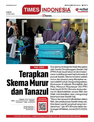 Edisi Sabtu, 31 Mei 2025: E-Koran, Bacaan Positif Masyarakat 5.0